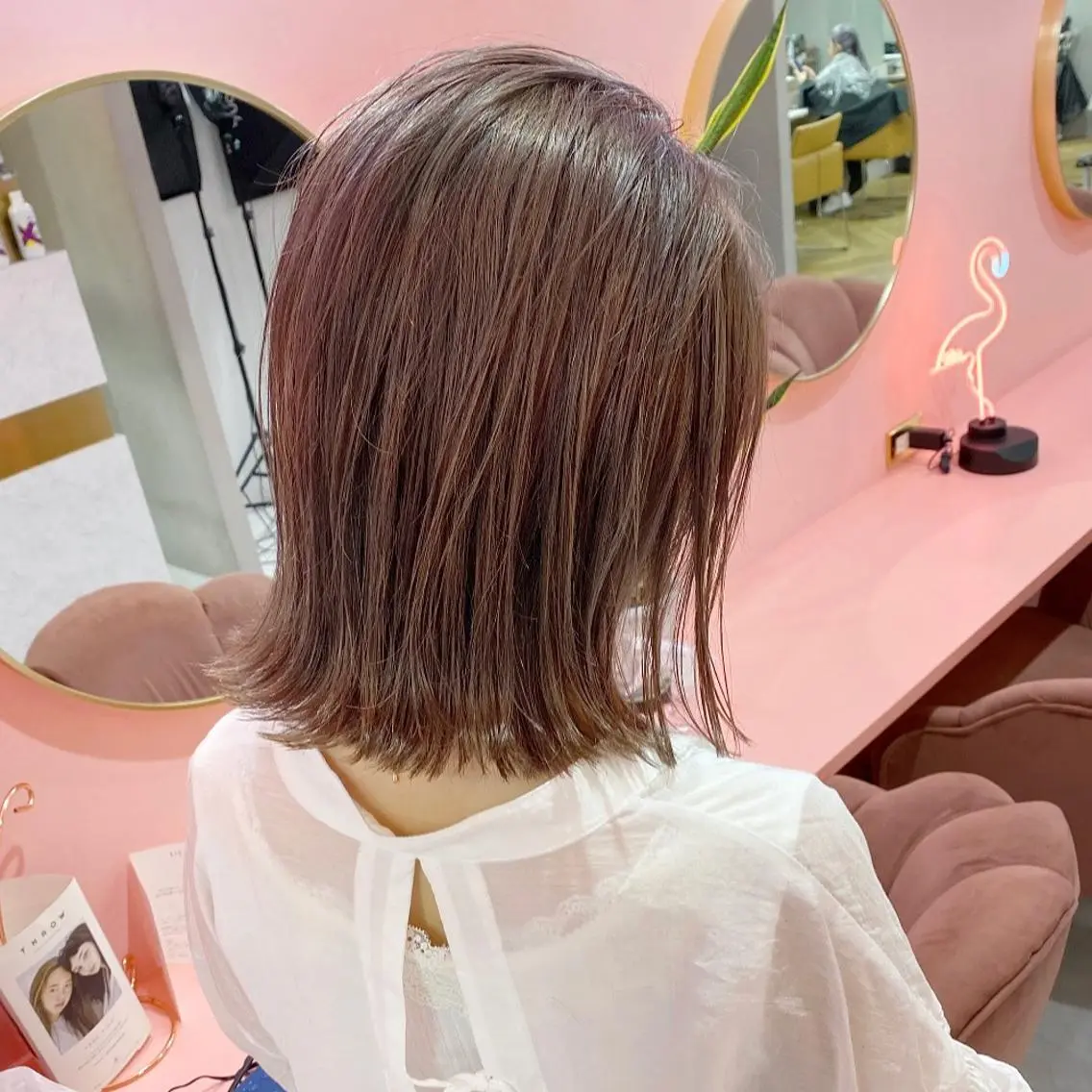 ショート カラー カット ヘアカラー トリートメント ヘアセット プル艶職人/ にしものヘアスタイル