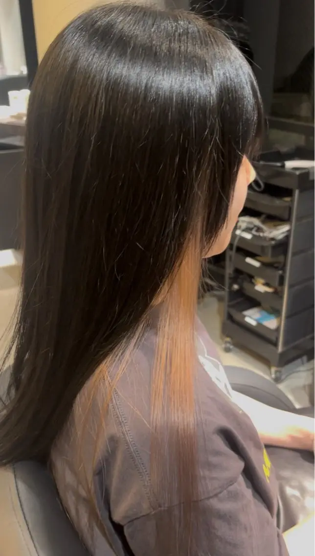 カラー one by the ect佐々木輝人✨のヘアスタイル