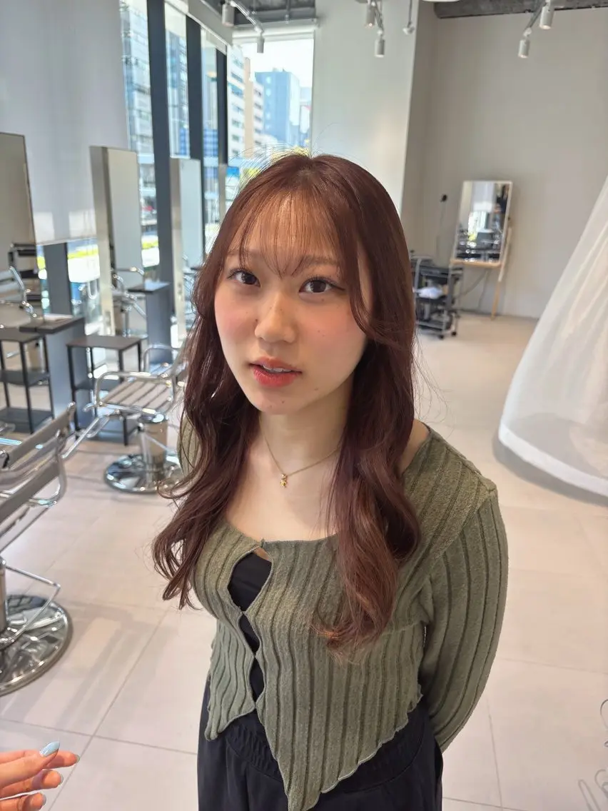 ロング カラー 藤崎 叶也のヘアスタイル