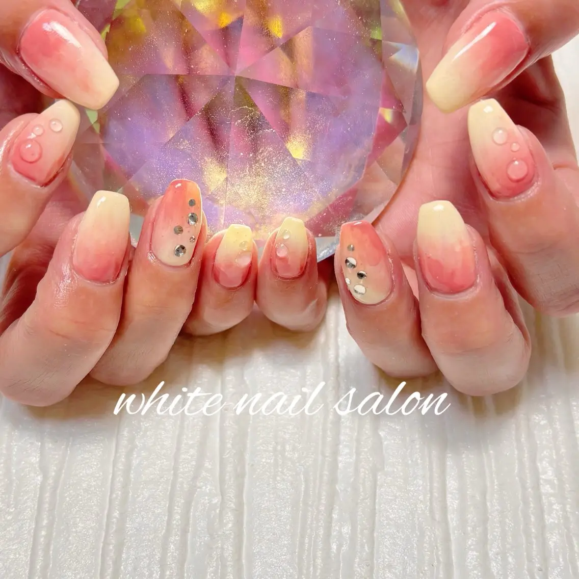 ネイル フットネイル ラメ(グリッター) 持ち込み ハンドネイル white nail salonのネイルデザイン