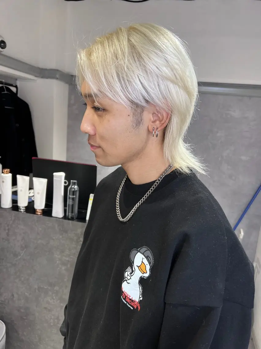 【メンズハイトーン✨】カット+ブリーチカラー ¥11,980の写真