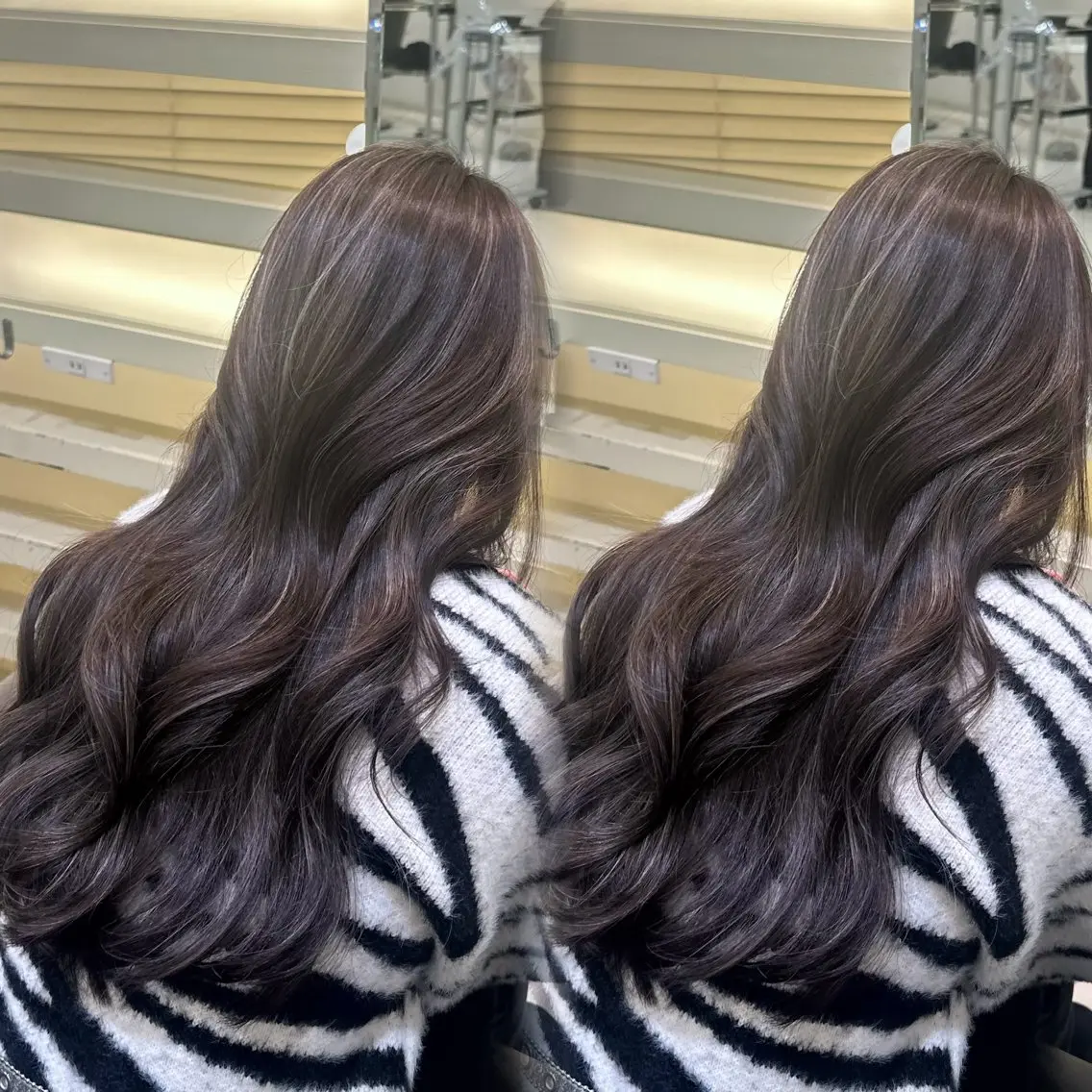 ミディアム カラー ヘアカラー トリートメント ハイライト/ブラウン カラー🇺🇸/ワカのヘアスタイル
