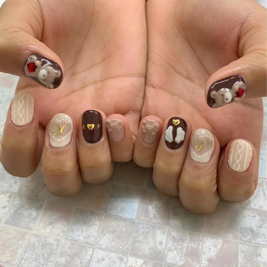 ネイル 五十嵐 美智のネイルデザイン