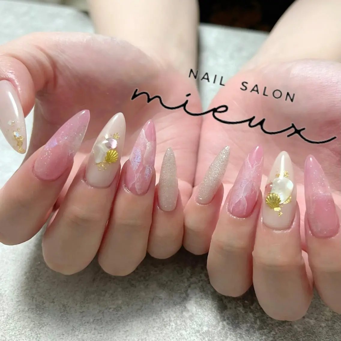 ネイル ハンドネイル nailsalon mieuxのネイルデザイン