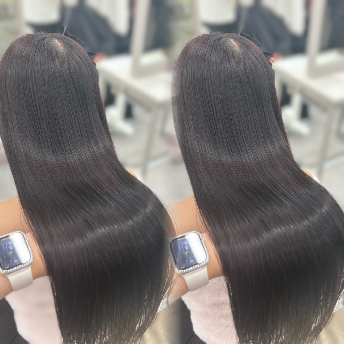 カラー ラベンダーカラー ヘアカラー トリートメント カラー・髪質改善🫧 COCO  ほのかのヘアスタイル