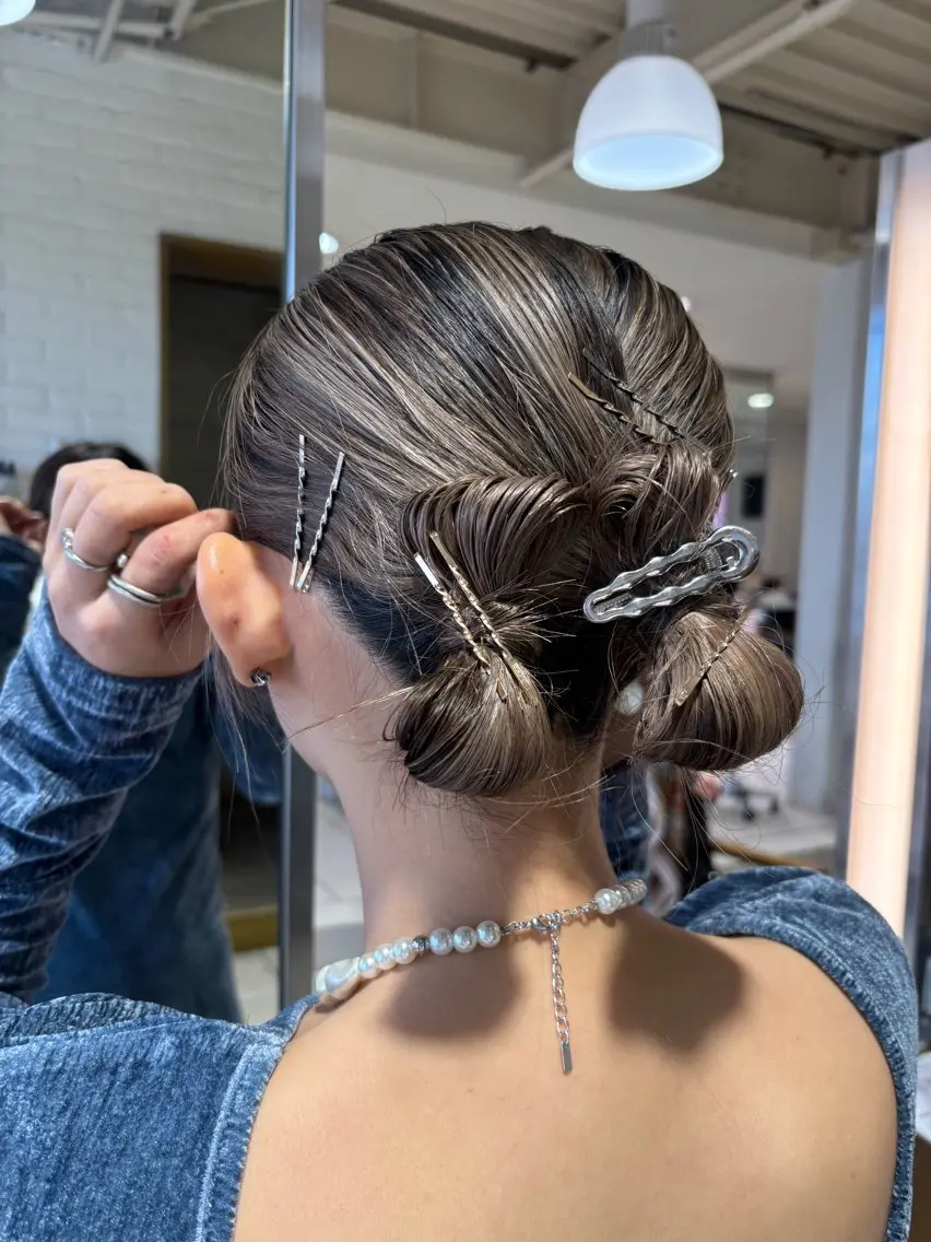 ミディアム ⭐️ダブルカラー⭐️ ｼｭﾝ⭐️のヘアスタイル