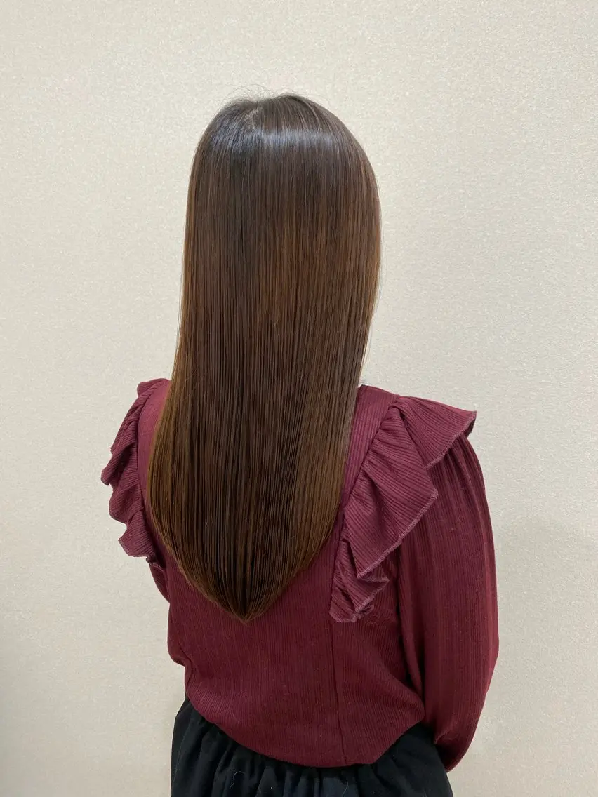 ロング カット 縮毛矯正 トリートメント 🌿縮毛矯正/ 髪質改善🌿コバヤシのヘアスタイル