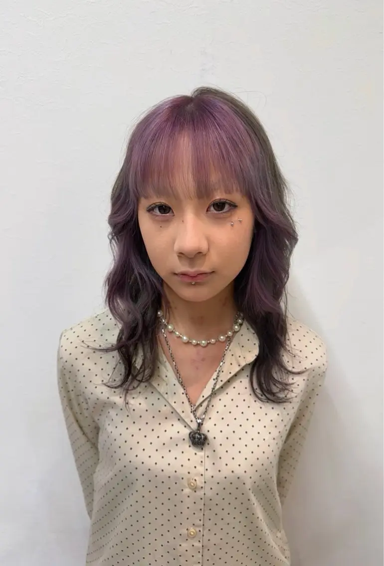 ロング カラー 【暖色カラー+色持ち 重視】💟まなみのヘアスタイル