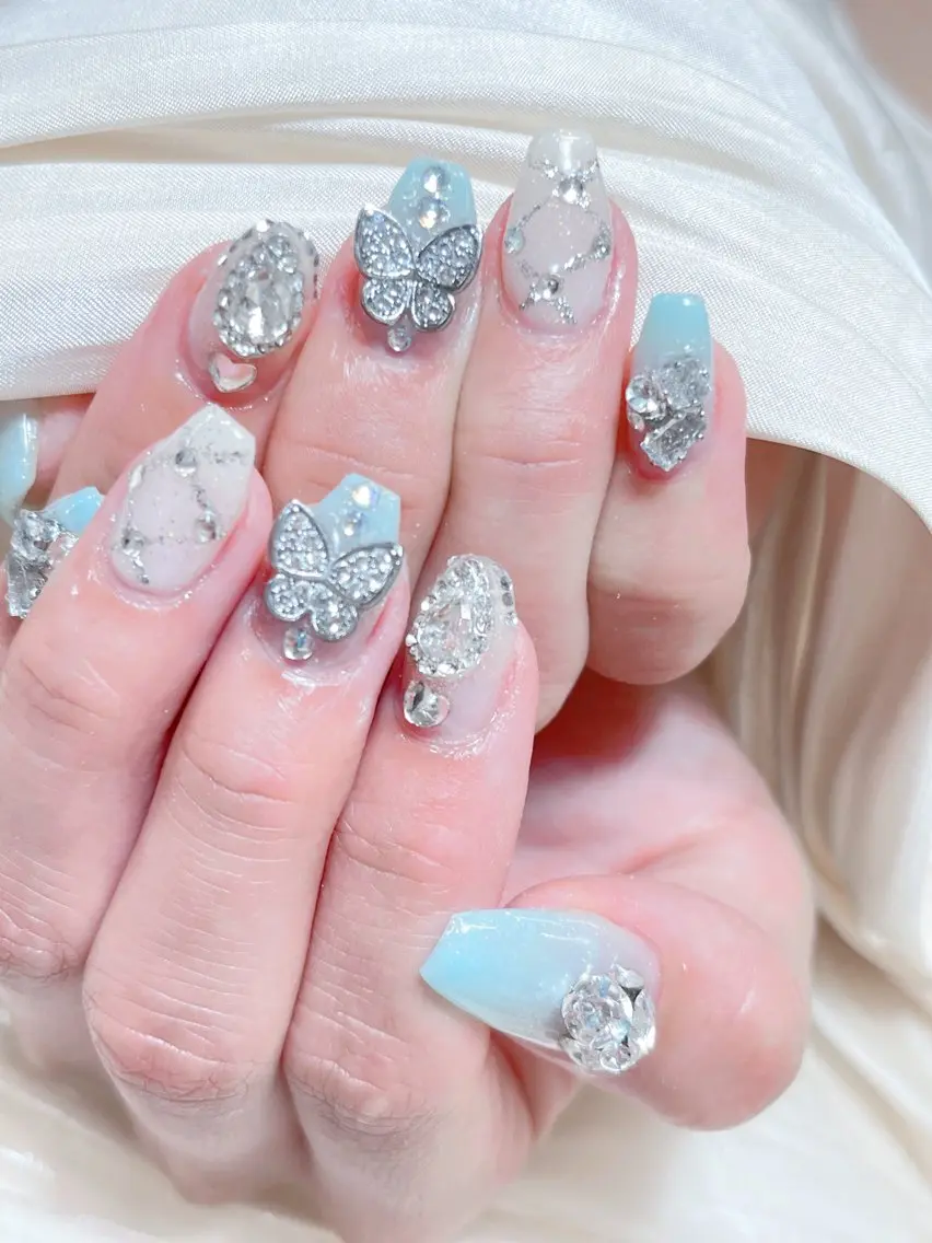 ネイル ジェルネイル 韓国ネイル 持ち込み candy nail 韓国風ワンホンネイルのネイルデザイン