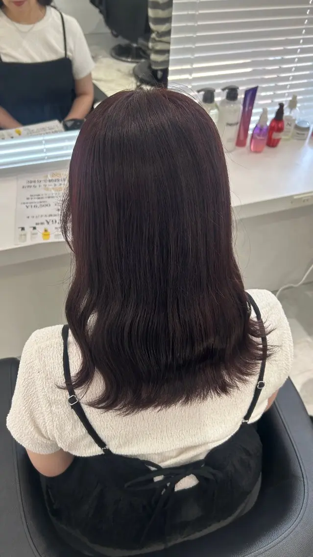 ロング 艶カラー美髪縮毛矯正 /髪質改善✨️ユウキのヘアスタイル