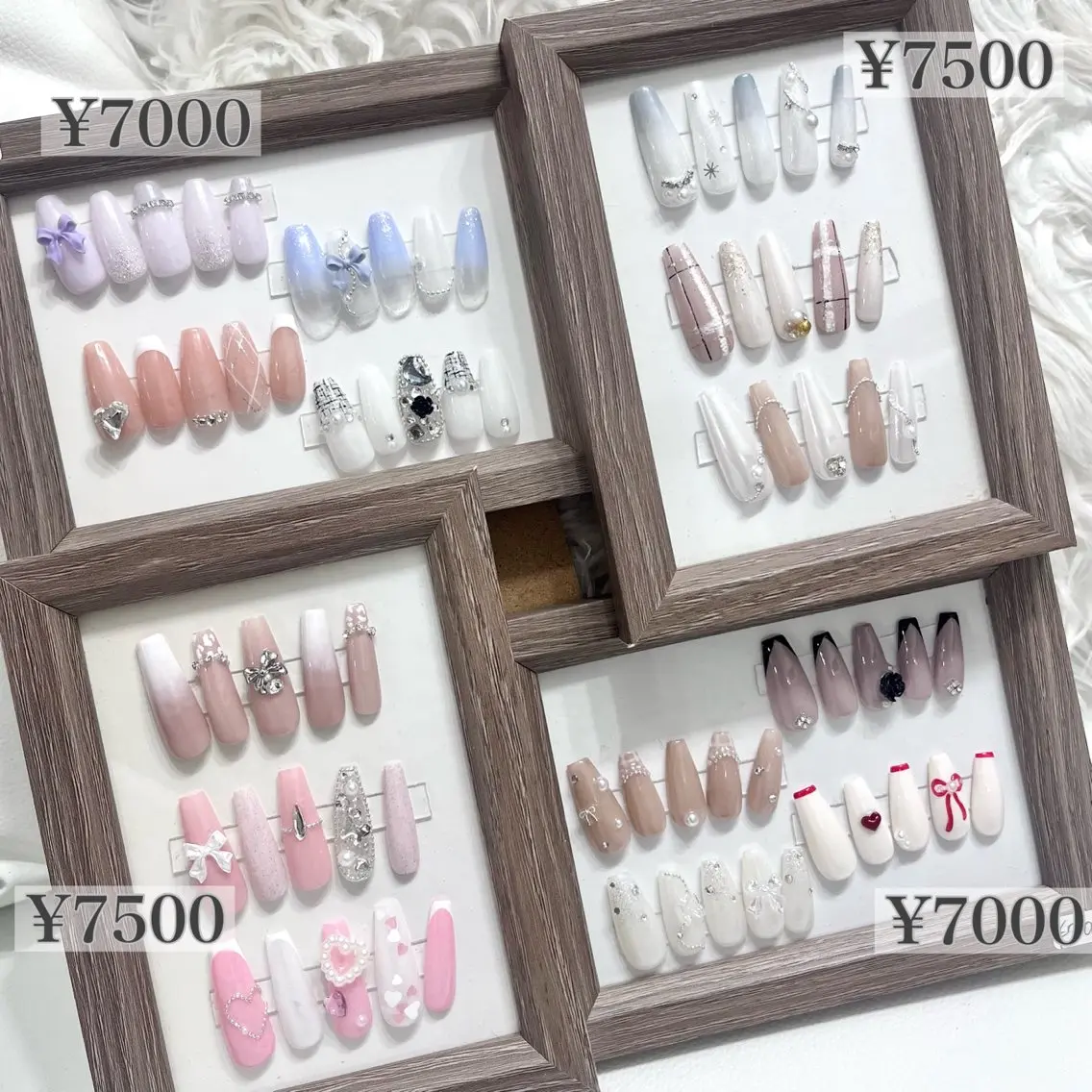 オフあり💎キラキラ定額デザイン(色変え可)¥7000〜¥7500の写真