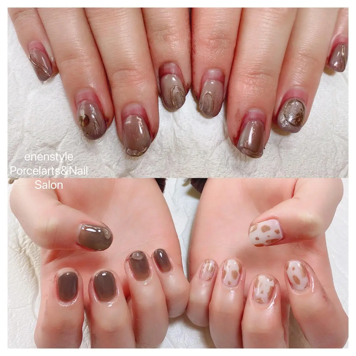 ショート ネイル ハンドネイル 🐾enen style 🐾のネイルデザイン