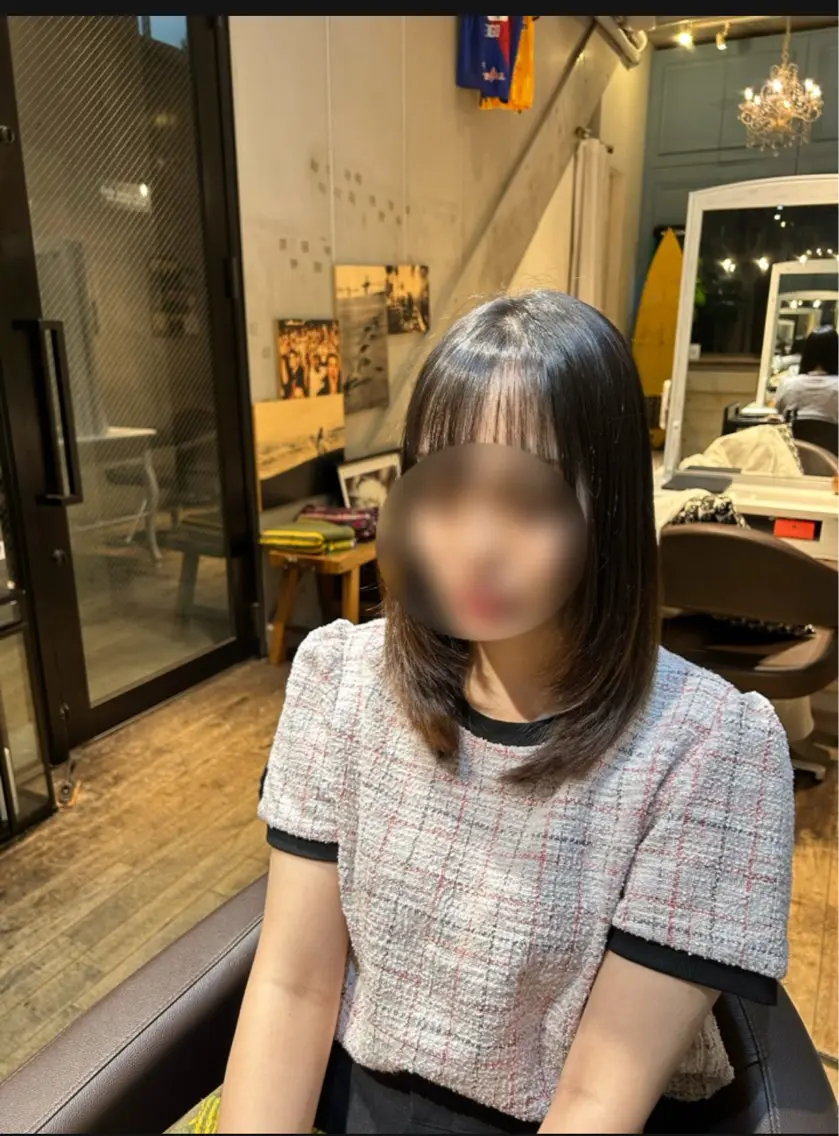 ミディアム レイヤーカット 渋谷/縮毛矯正✨ 惺虎のヘアスタイル