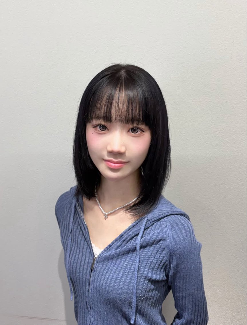 ミディアム ヘアカラー Misaki / 艶カラーのヘアスタイル