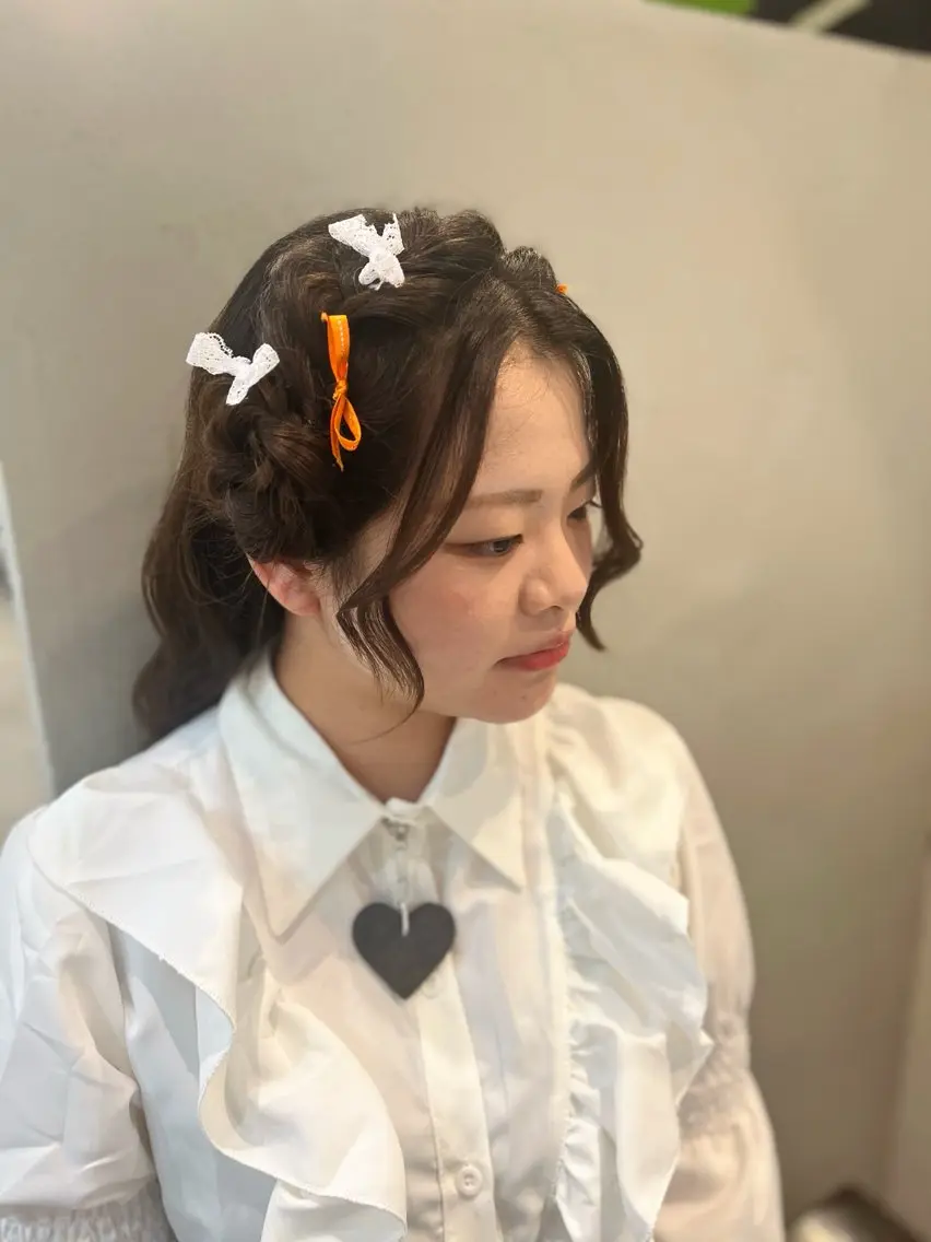 ヘアアレンジ ヘアセット ヘアメイクネイリスト hidemi中目黒のヘアスタイル