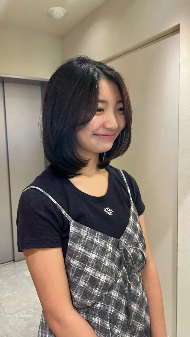 ミディアム 高橋 麻冬　久屋大通店のヘアスタイル