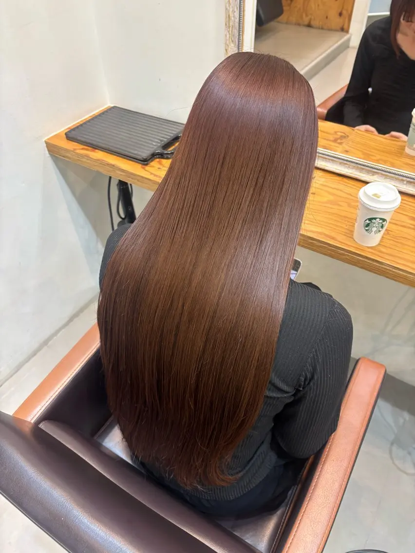 ロング カラー ヘアカラー トリートメント Misaki 🍒のヘアスタイル