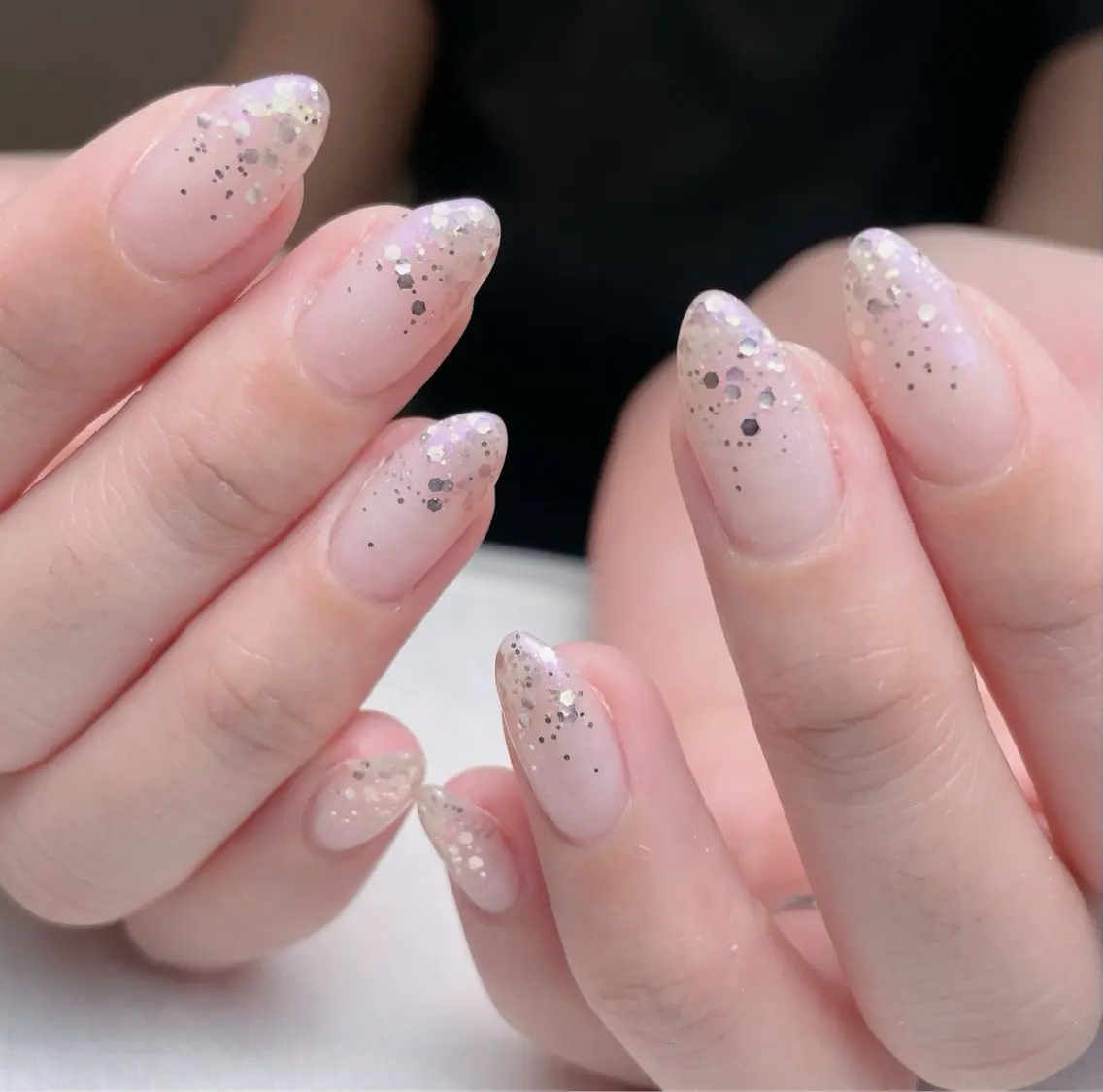 ネイル アートネイル 長さ出し フレンチネイル ジェルネイル ガーリー 中野駅から2分 MEO NAILのネイルデザイン