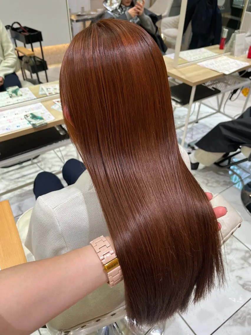 今話題!酸性ストレート!⭐️【縮毛矯正よりダメージせずにできる艶髪ストレート】の写真