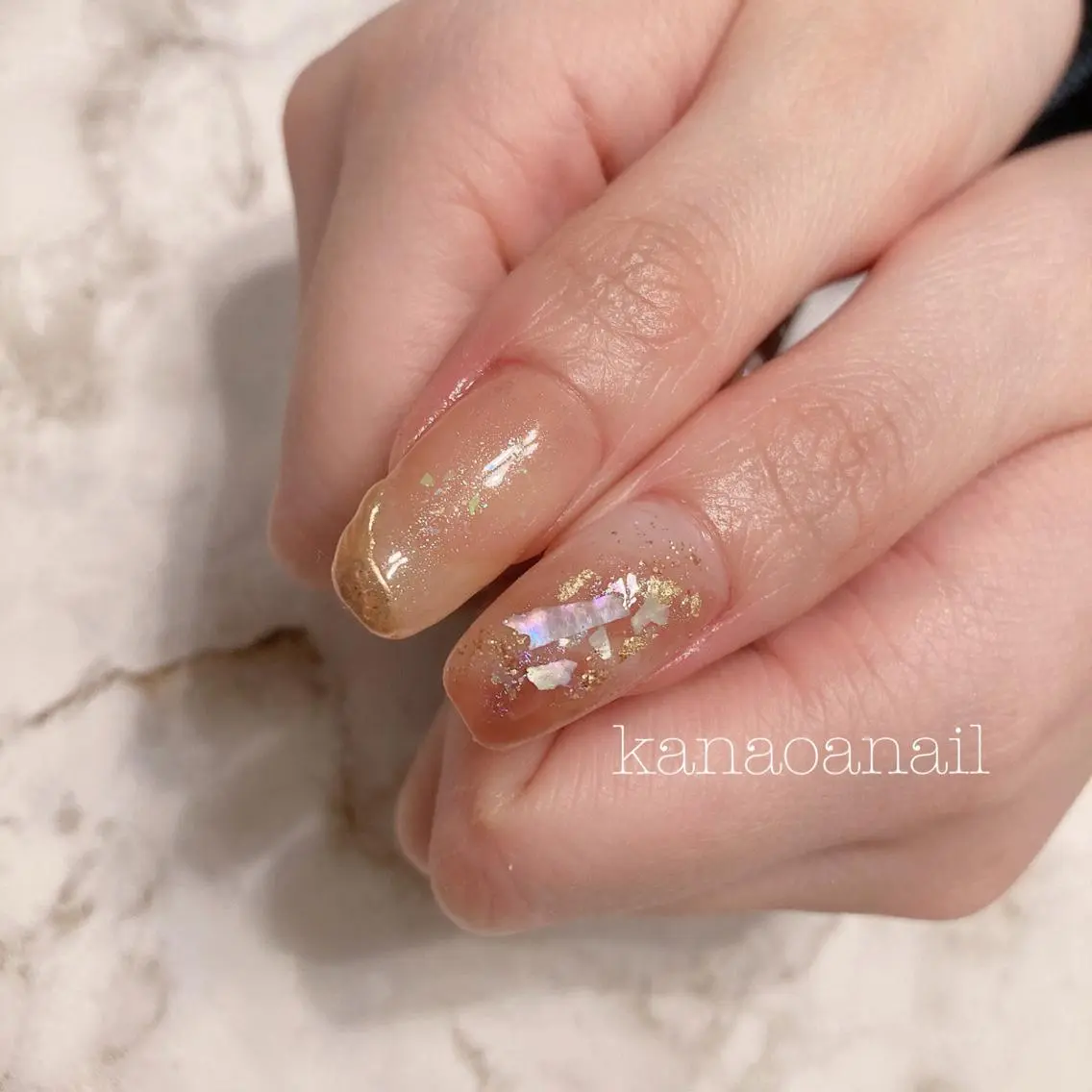 ネイル 地爪育成💅 kanaoanailのネイルデザイン