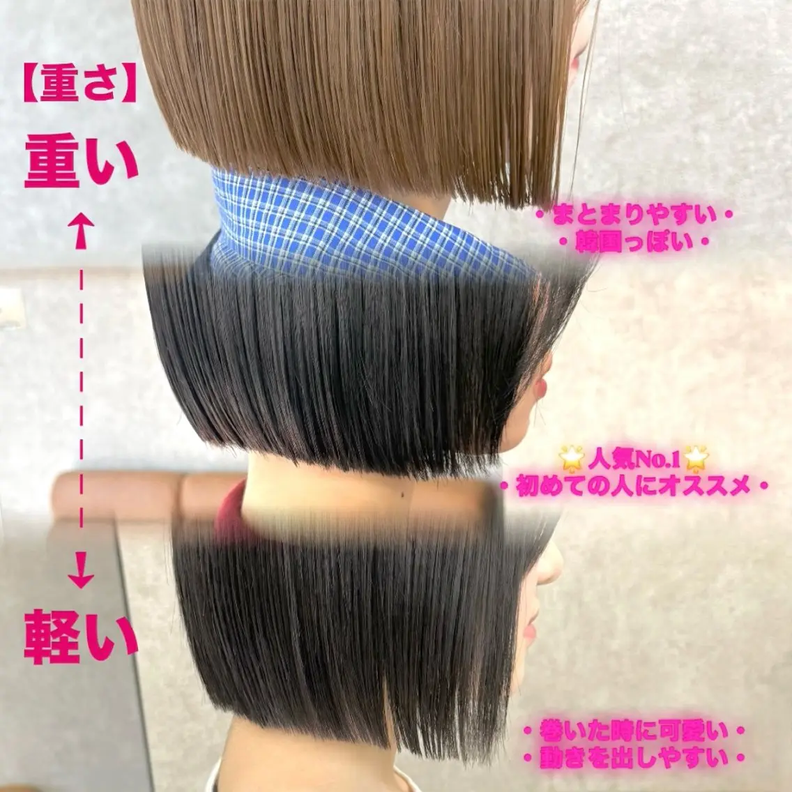 ミディアム カラー ボブ 似合わせボブ🎀🫧 千葉 優希のヘアスタイル
