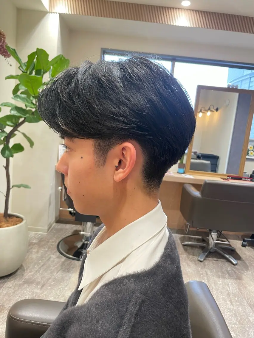 メンズ センターパート 匠メンズショート✖️ アップバングNoroのヘアスタイル
