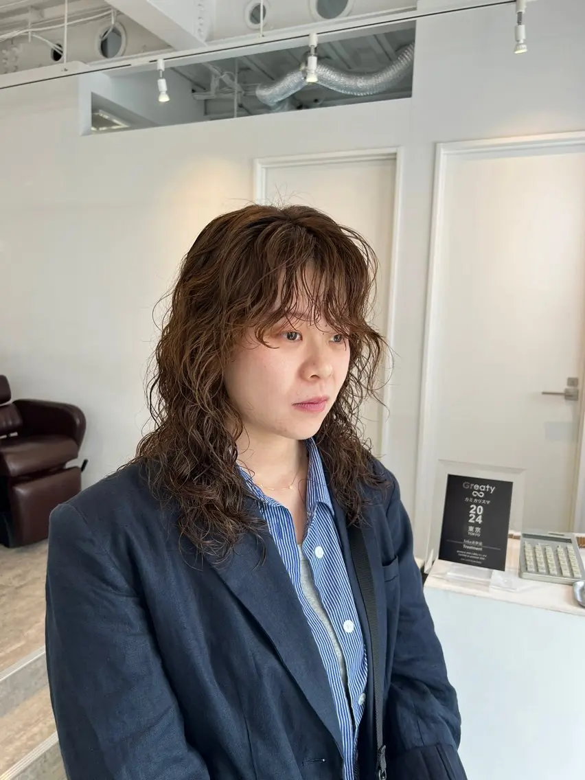 パーマ カット パーマ 山本 晶大のヘアスタイル