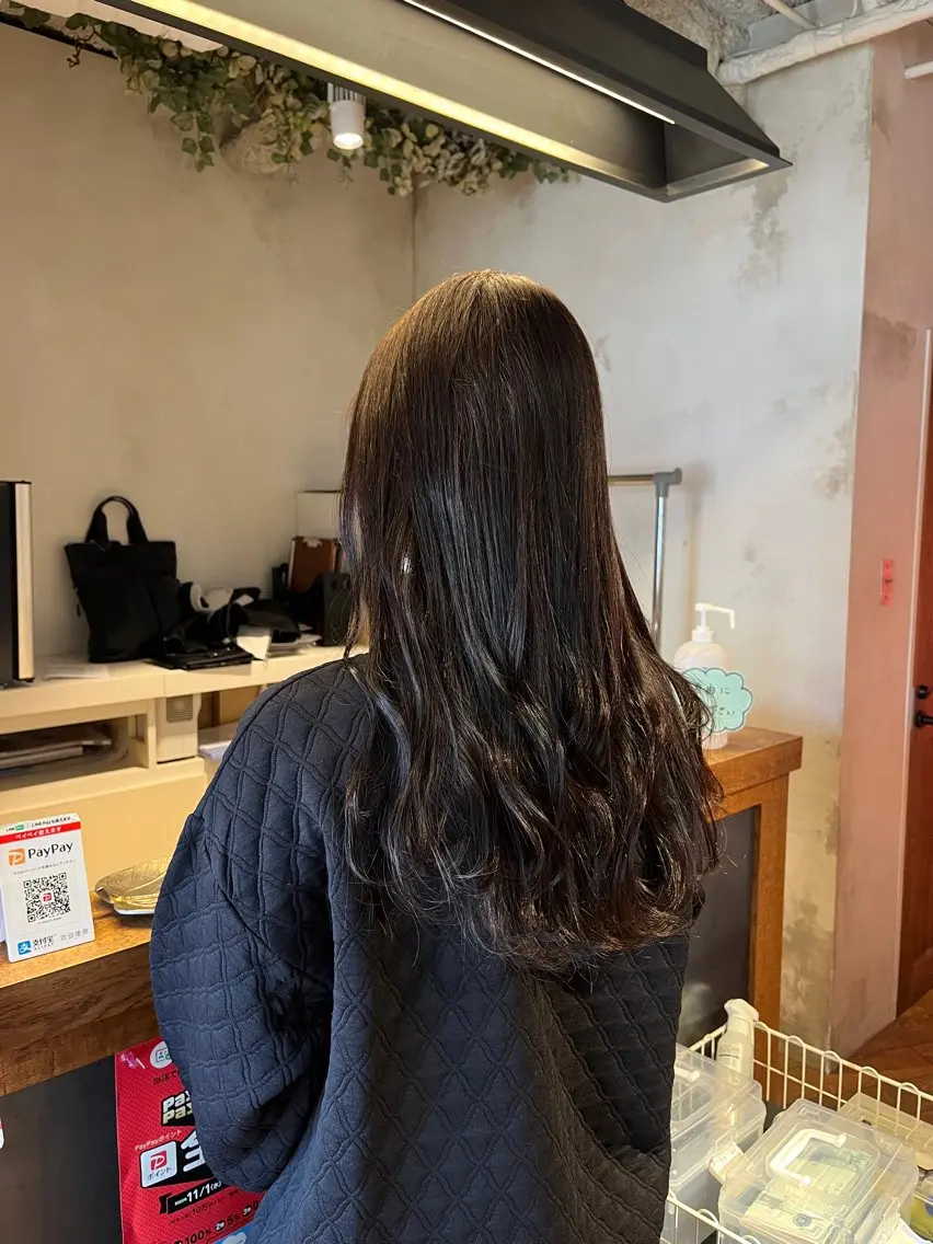 ロング 韓国好き🇰🇷 美容師MIKUのヘアスタイル