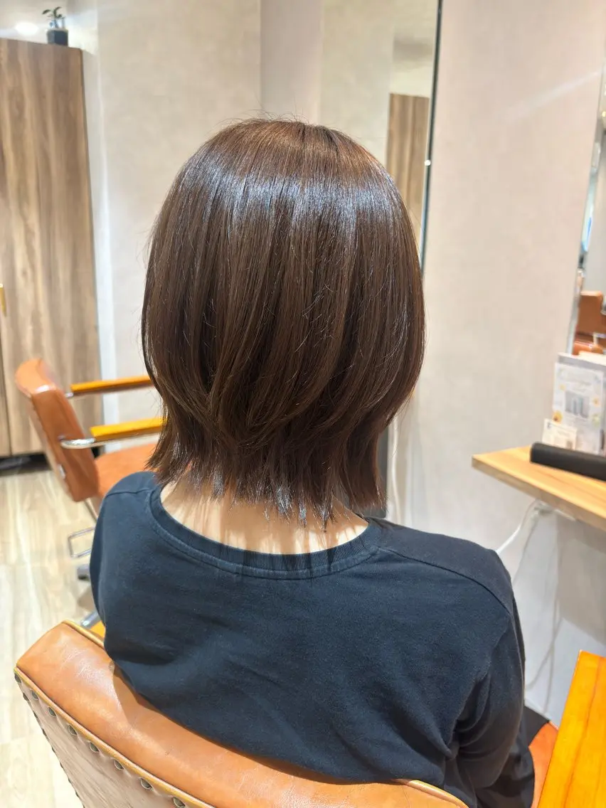 ミディアム 伊藤 愛里のヘアスタイル