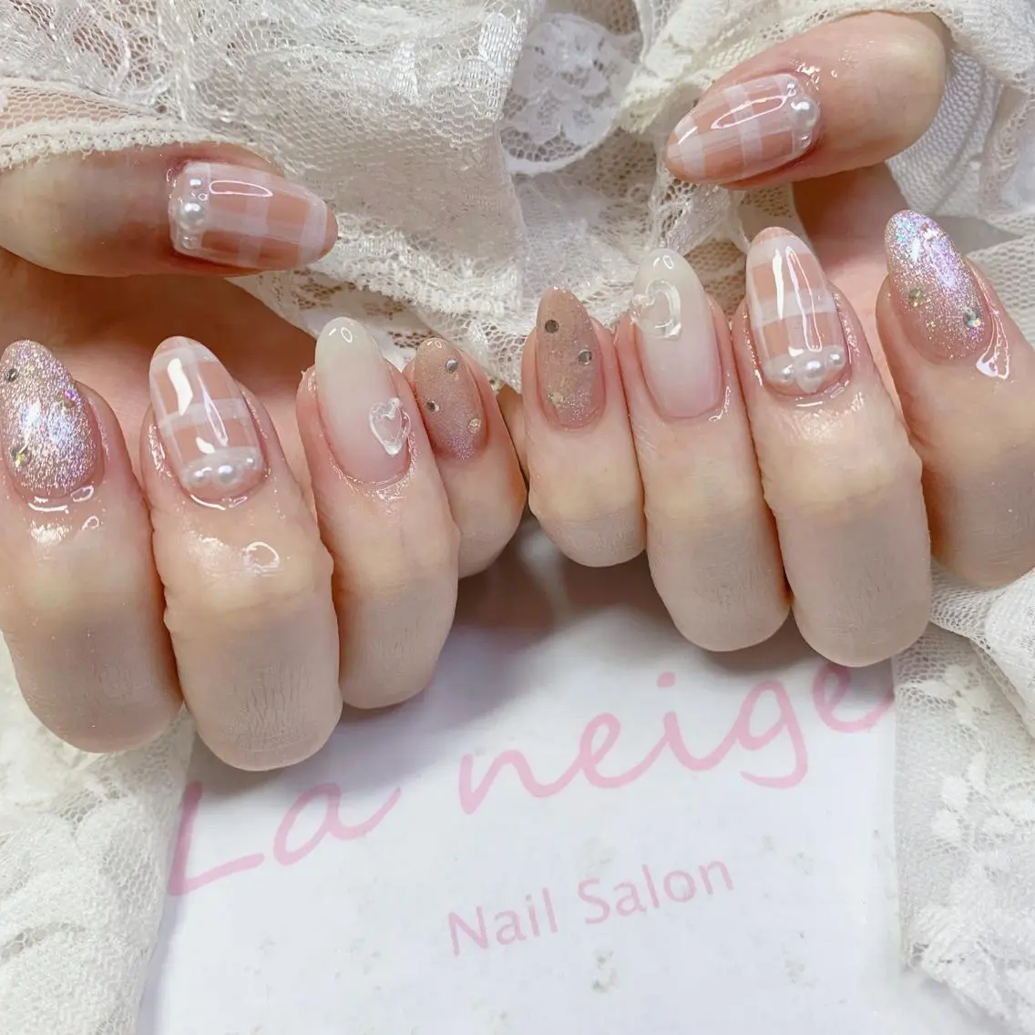 ネイル ハンドネイル La neige* yuki 🐩🌙のネイルデザイン
