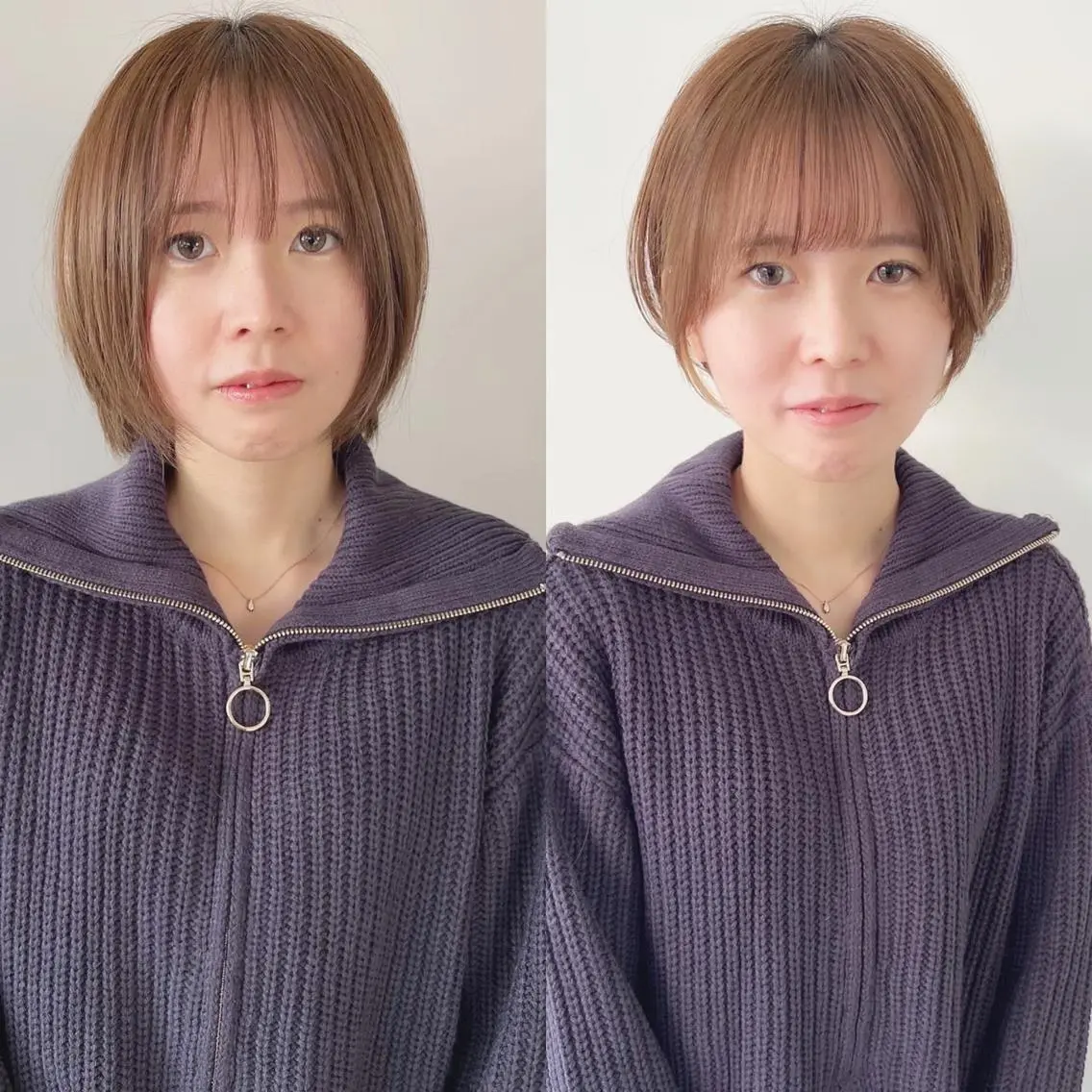 ショート カラー 🪼ボブ/ミニボブ レイヤーボブ🪼のヘアスタイル