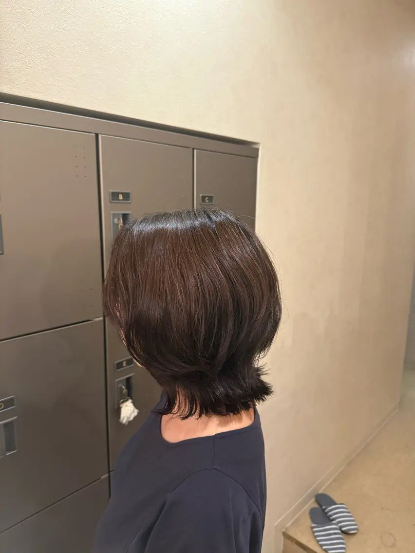ミディアム care'A 廣瀬のヘアスタイル
