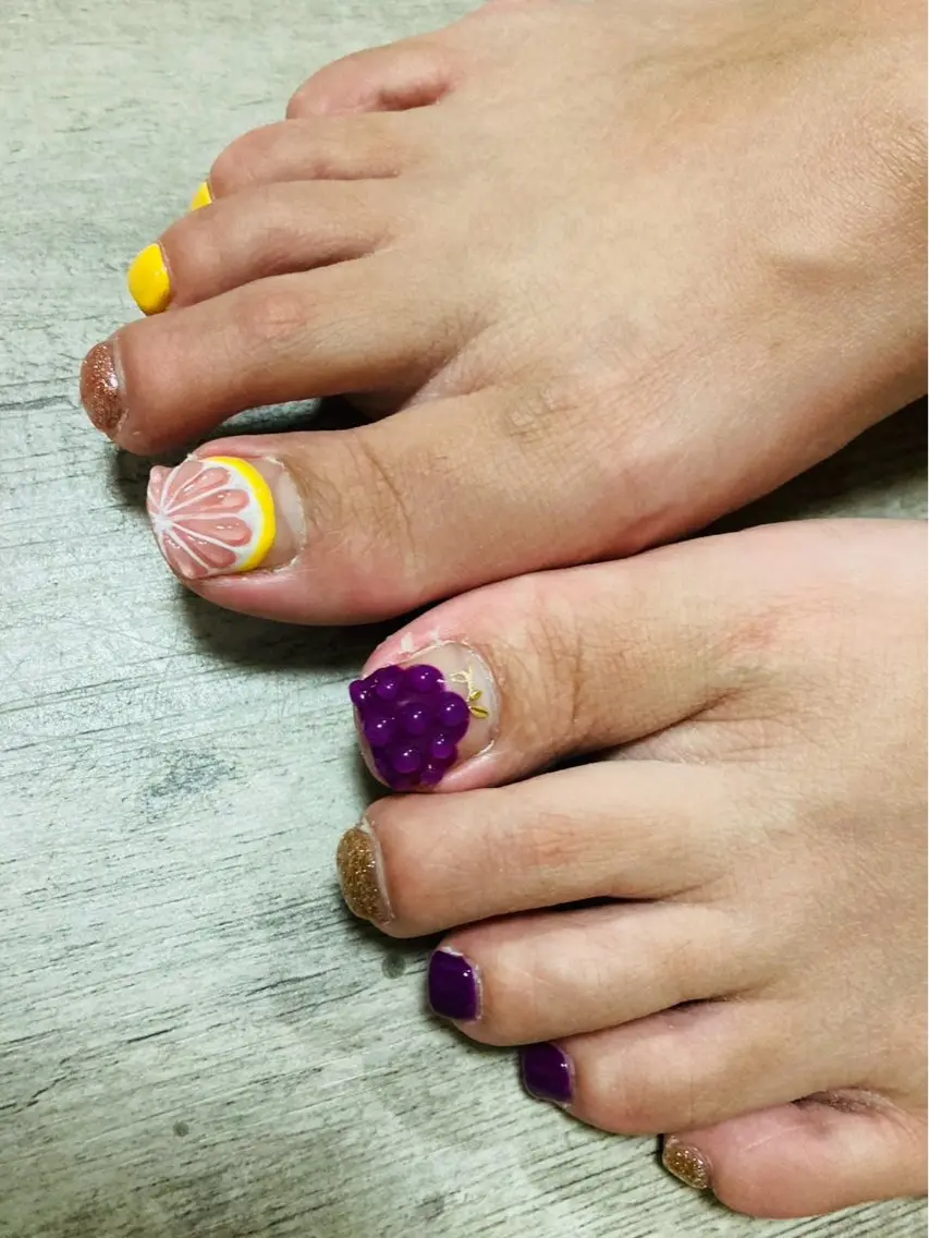 ネイル フットネイル 安藤 Charlotteのネイルデザイン