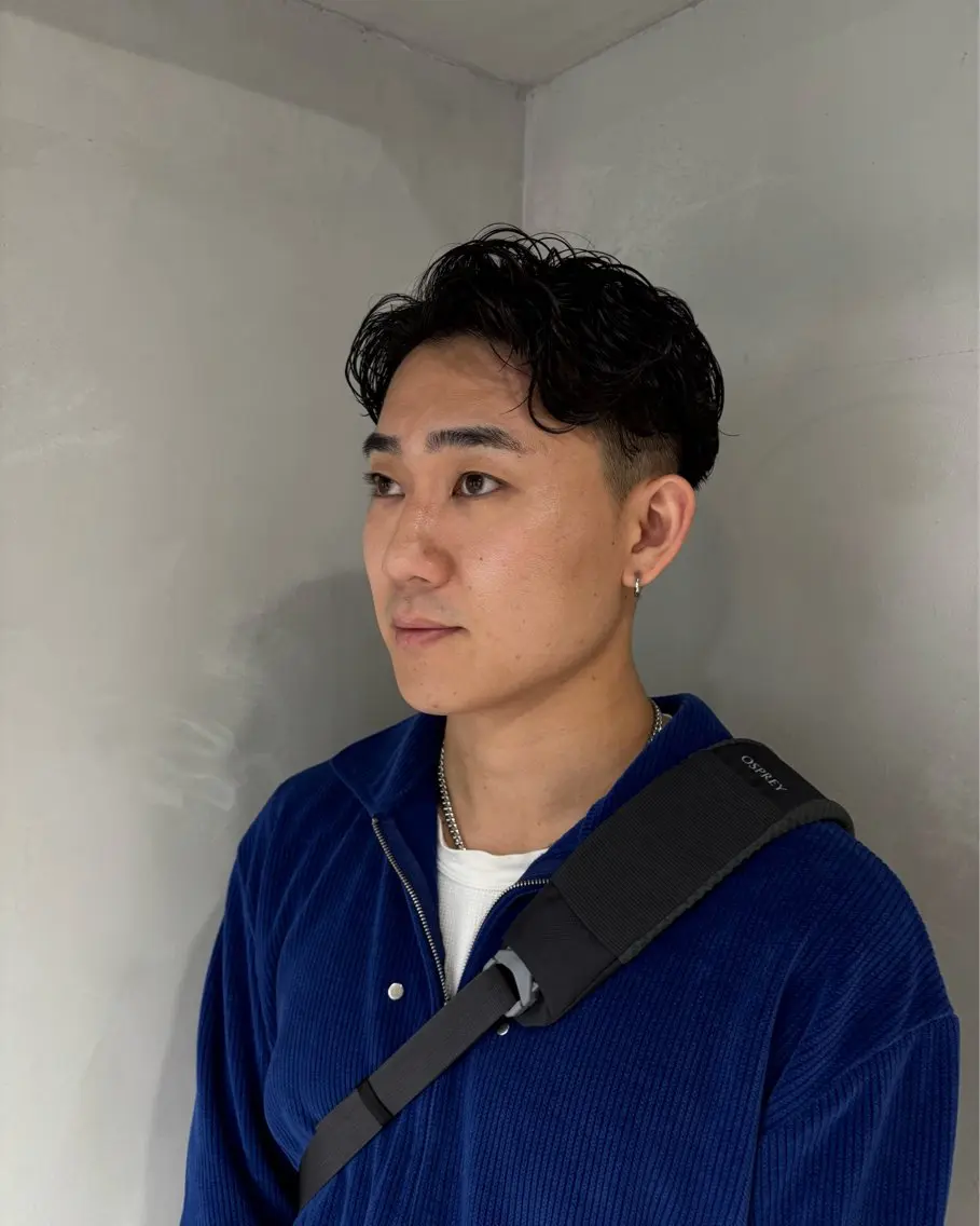 ショート パーマ メンズ カット パーマ トリートメント 💈メンズ特化💈 テッペイのヘアスタイル