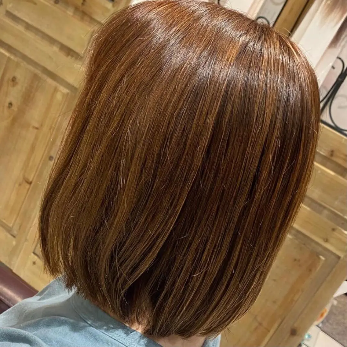 ミディアム 髪質改善・白髪ぼかし /お悩み対応カラーのヘアスタイル