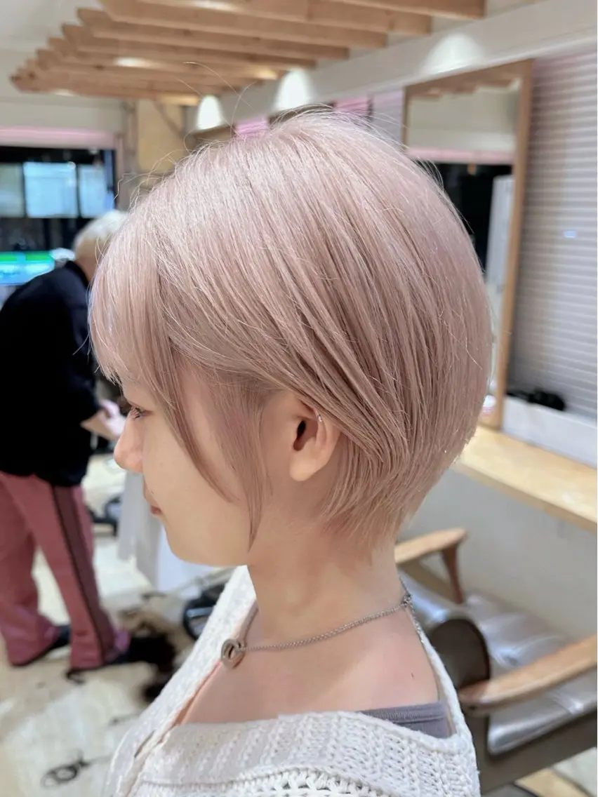 ショート ヘアカラー トリートメント 新宿 木下拓哉のヘアスタイル