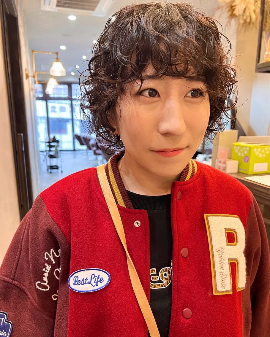 【🔶カット+ショートパーマ🧑🦱👩🦱】の写真