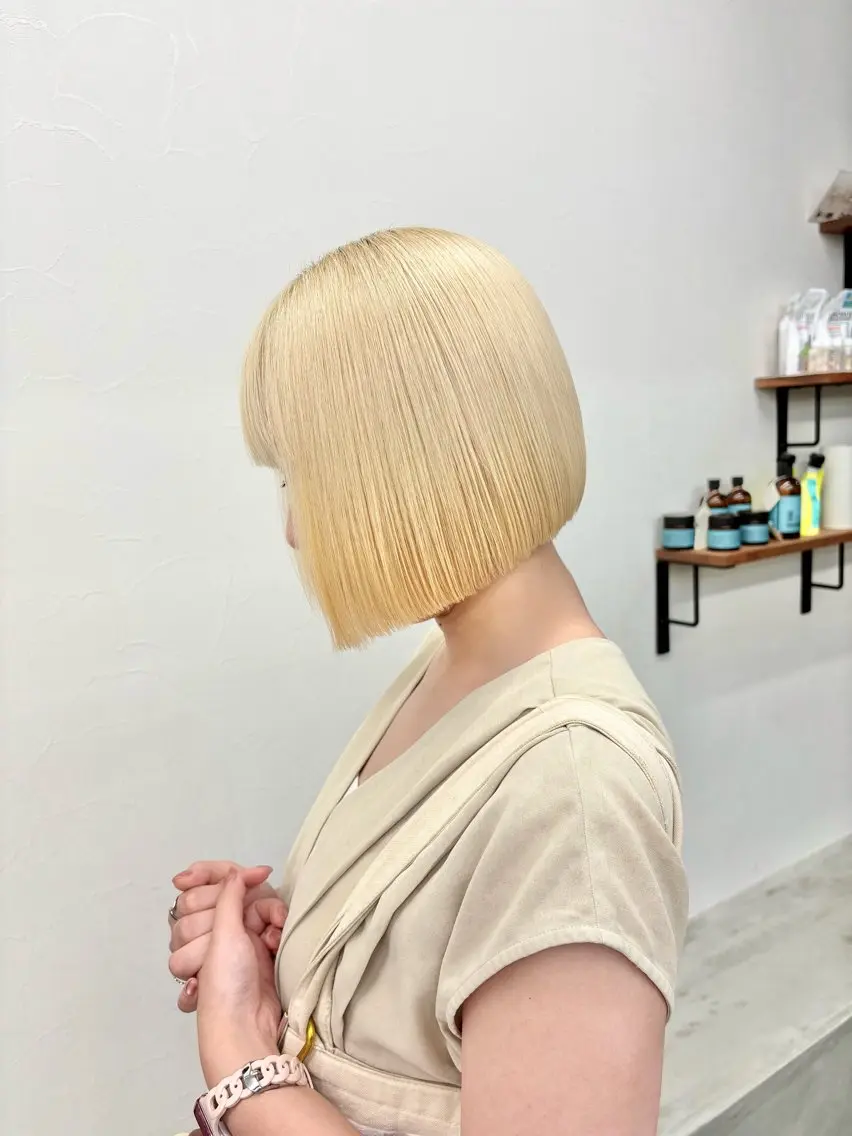 ショート カット 🌙透明感カラー ×カット リナ🌙のヘアスタイル