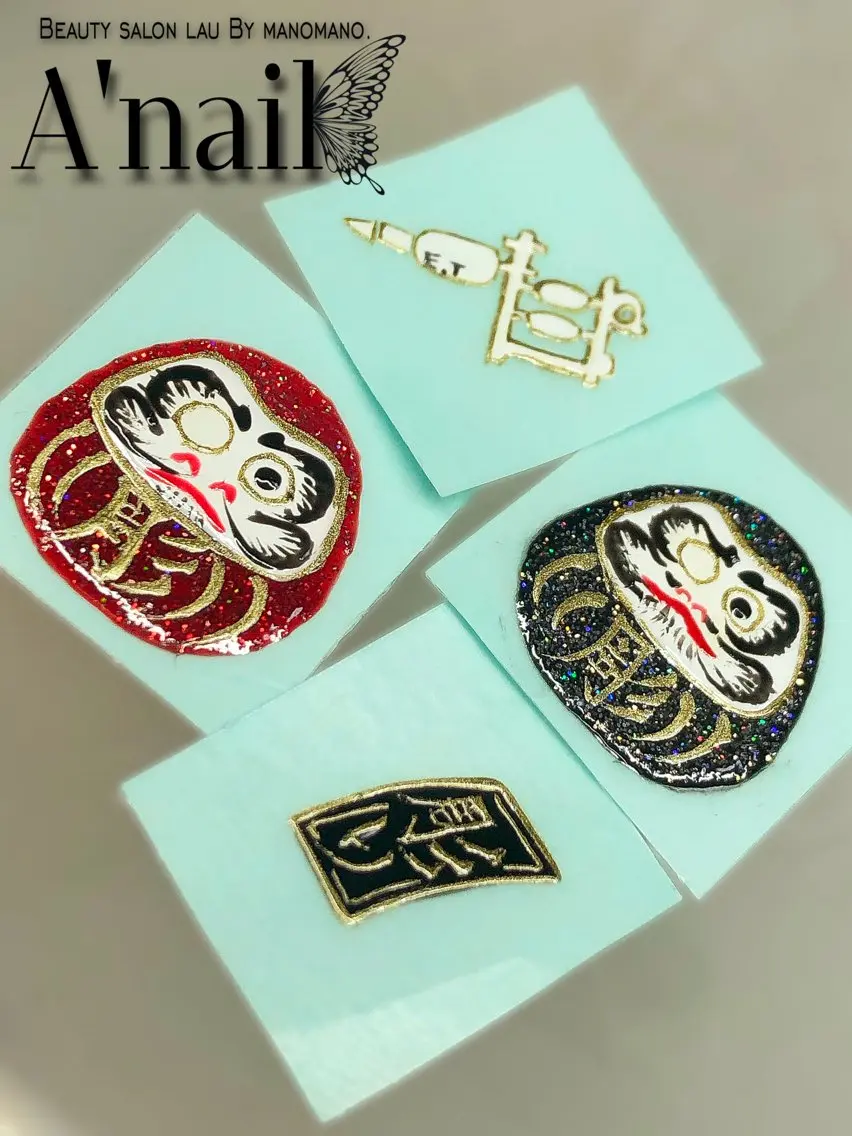 ネイル アートネイル ﾗｳﾊﾞｲﾏﾉﾏﾉ✧ ARISSA🦋💜のネイルデザイン