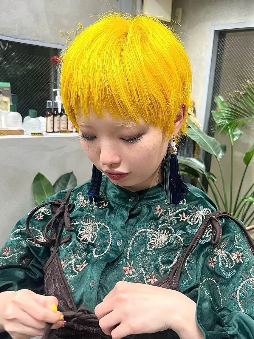 【当日限定】【新規限定】似合わせカット+ダブルカラー【ケアブリーチ使用】の写真