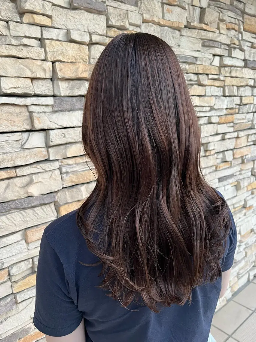 ロング カラー 林 和香菜のヘアスタイル