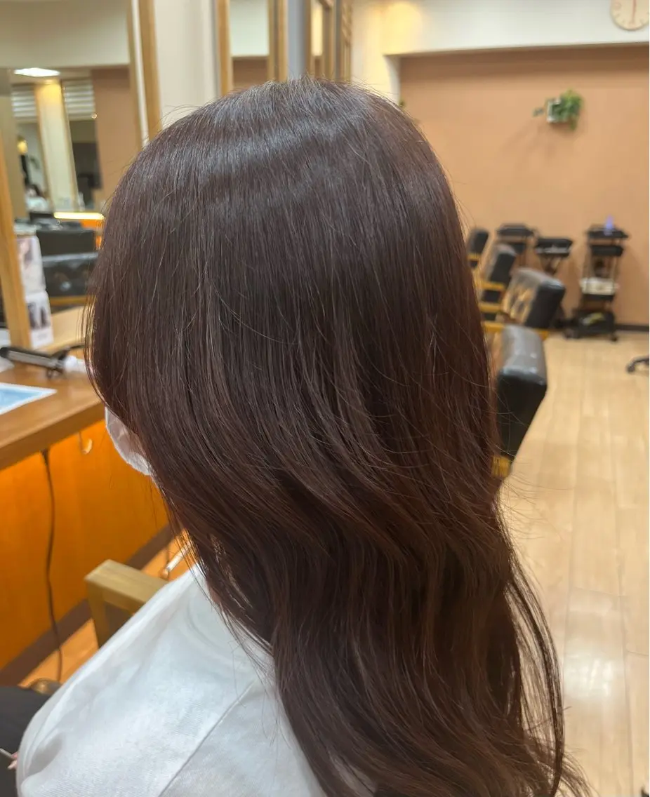ロング カラー 本田 誠也のヘアスタイル