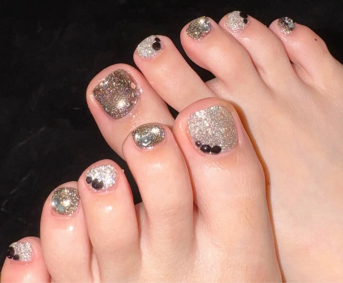 ネイル フラッシュネイル フラッシュマグ フットネイル マグネットネイル メンズネイル フットネイル MIMnail メンズネイリストのネイルデザイン