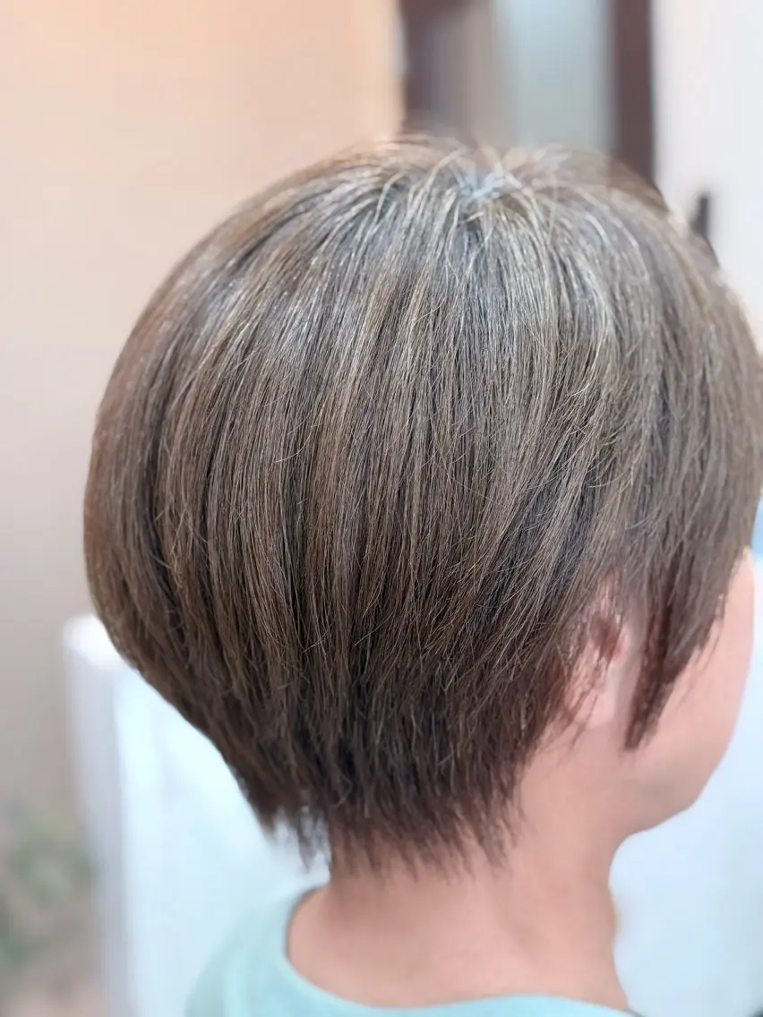 ショート ショートボブ 丸みショート ボブ ショートヘア カット 関川 翔太のヘアスタイル