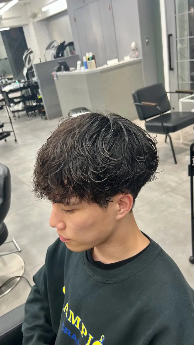 パーマ メンズ メンズパーマ カット パーマ 【OVARL】メンズ パーマ/さかしょーのヘアスタイル