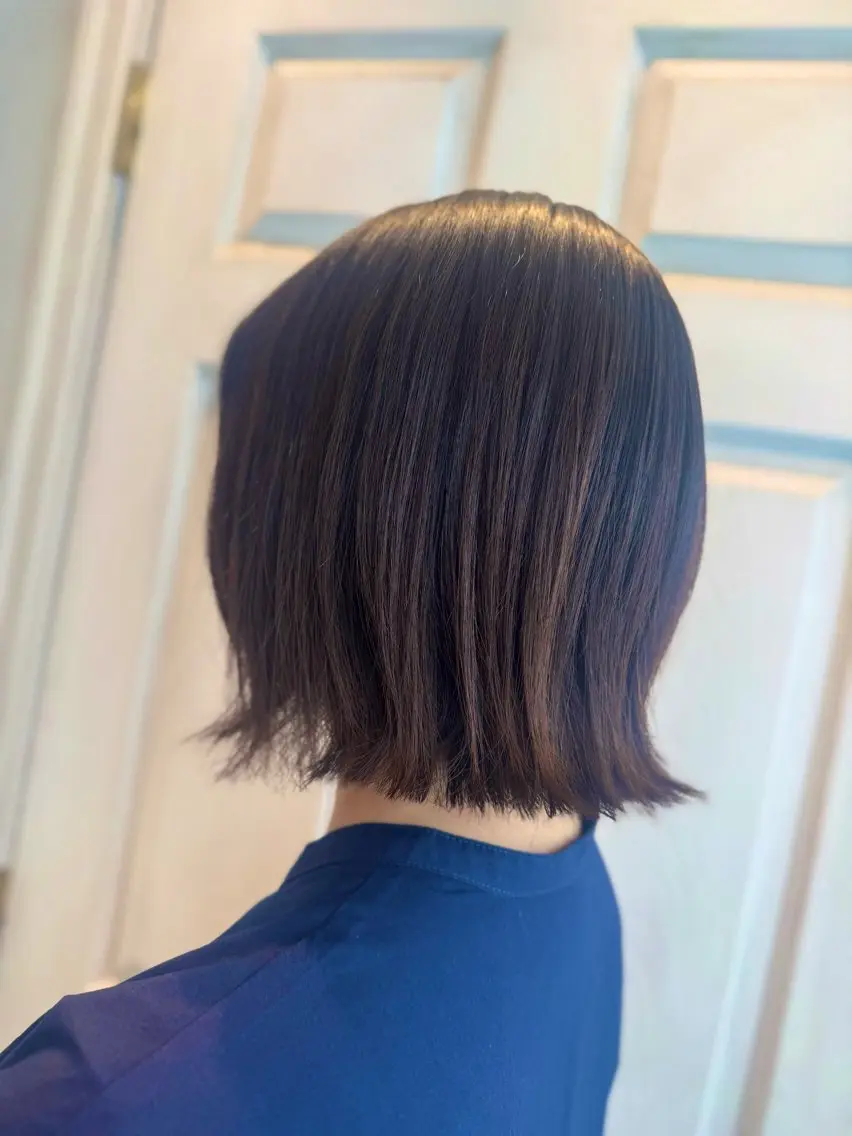 ショート カット 透明感カラー💜 モテ髪 空陽💙のヘアスタイル