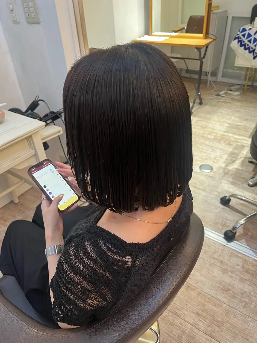 ミディアム レディースカット 募集中✨まゆのヘアスタイル