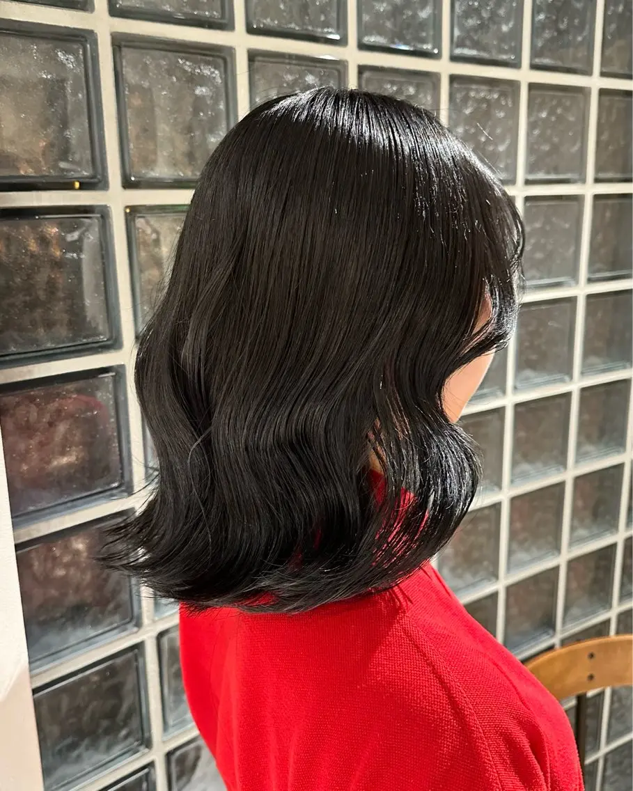 カラー 黒髪 ナチュラルブラック hayato / 梅田のヘアスタイル