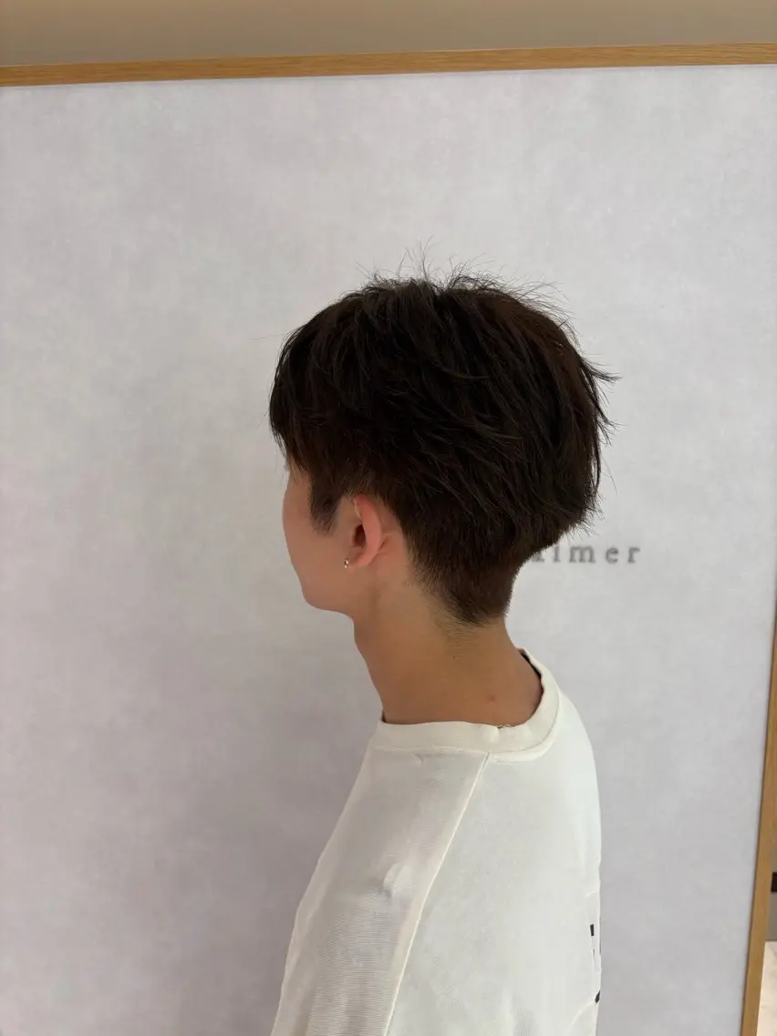 カラー ブリーチ ヘアカラー 青木 万菜のヘアスタイル