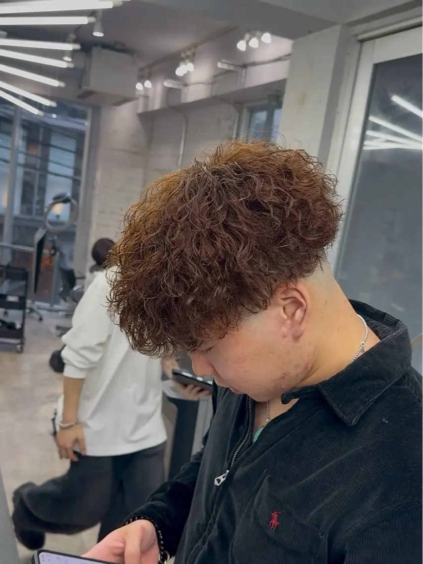 パーマ メンズ カット パーマ 🔥強めメンズパーマ 特化🔥/きらりのヘアスタイル